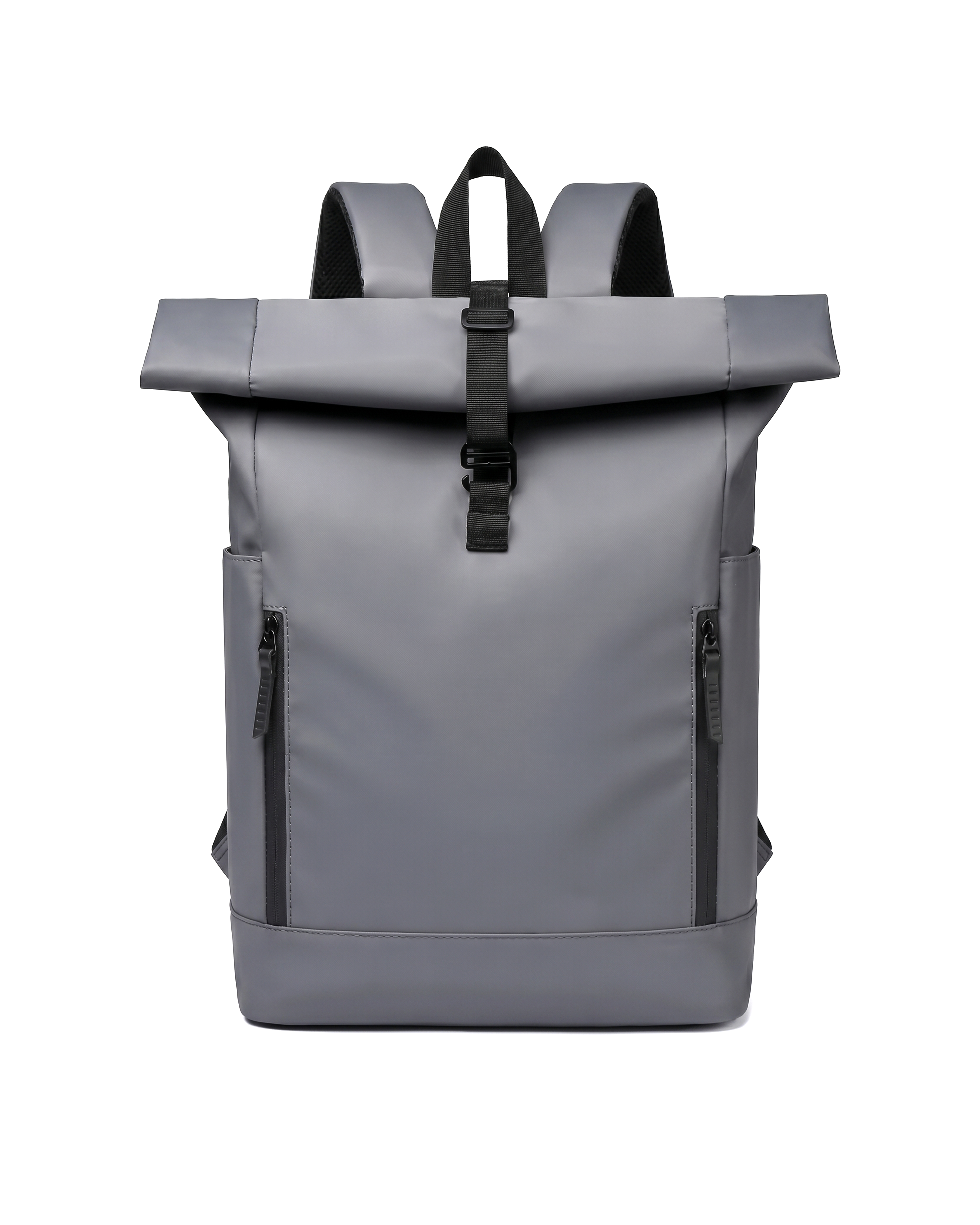 "Daily" Rolltop Rucksack in Grau