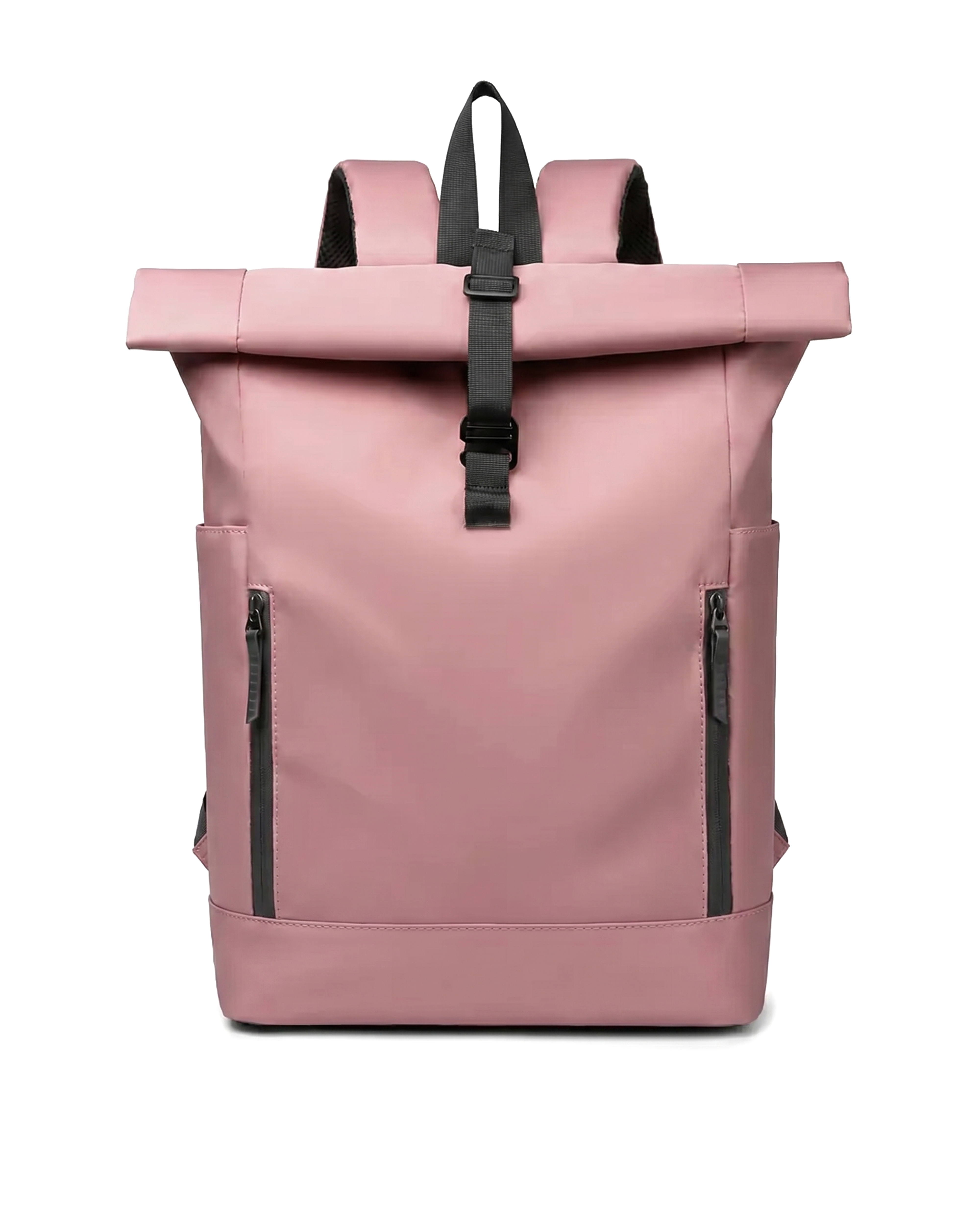 "Daily" Rolltop Rucksack in Rosa