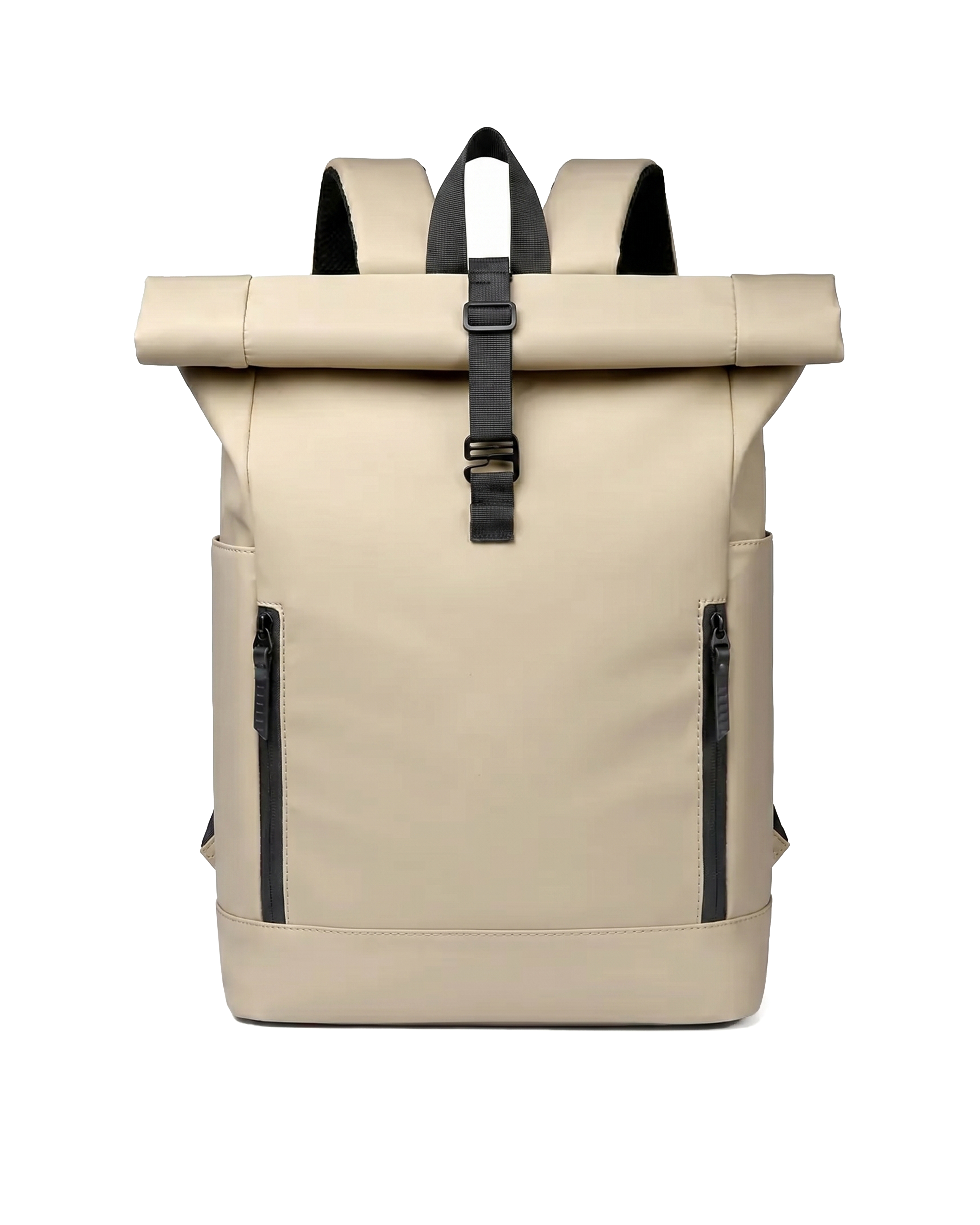"Daily" Rolltop Rucksack in Beige