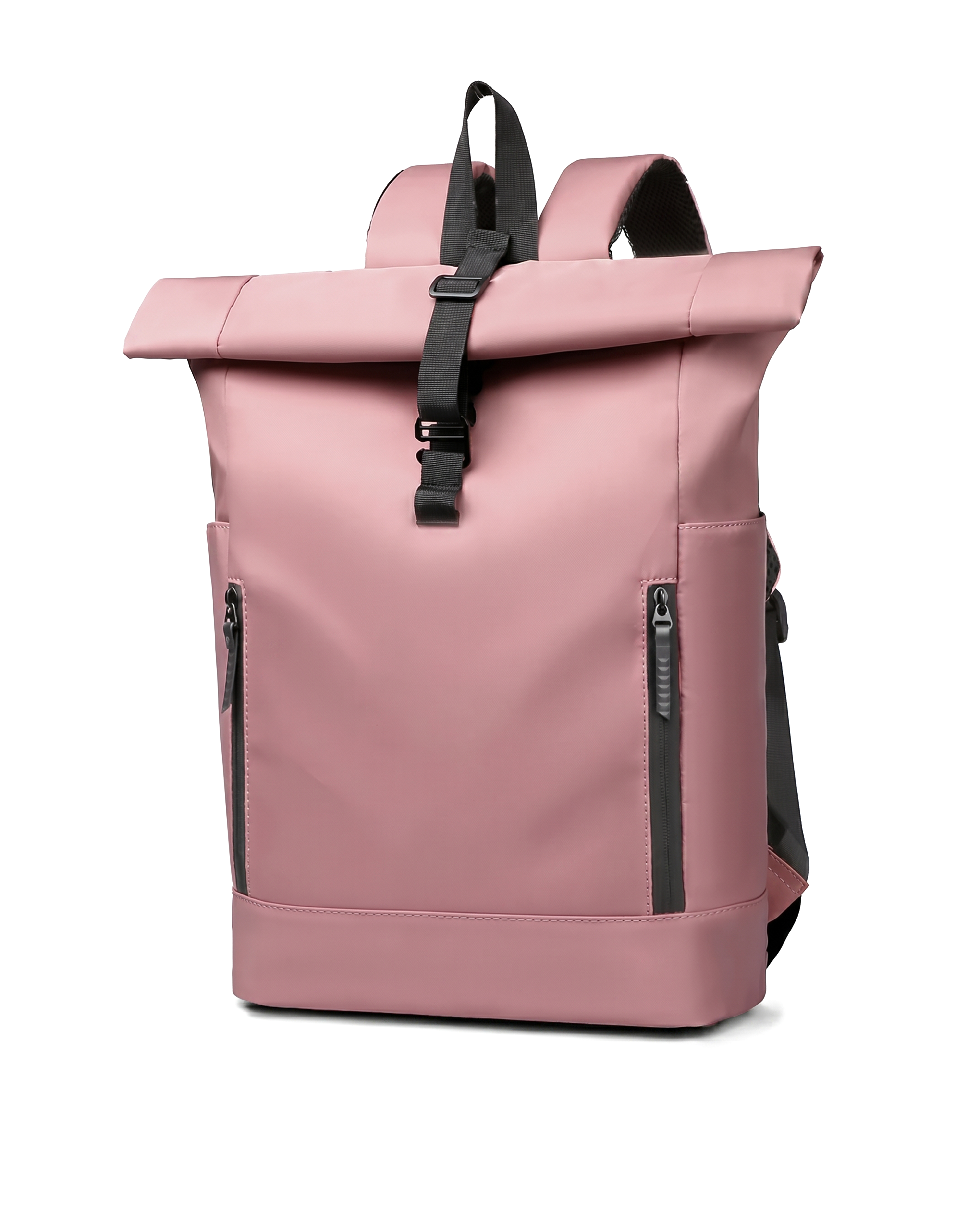 "Daily" Rolltop Rucksack in Rosa