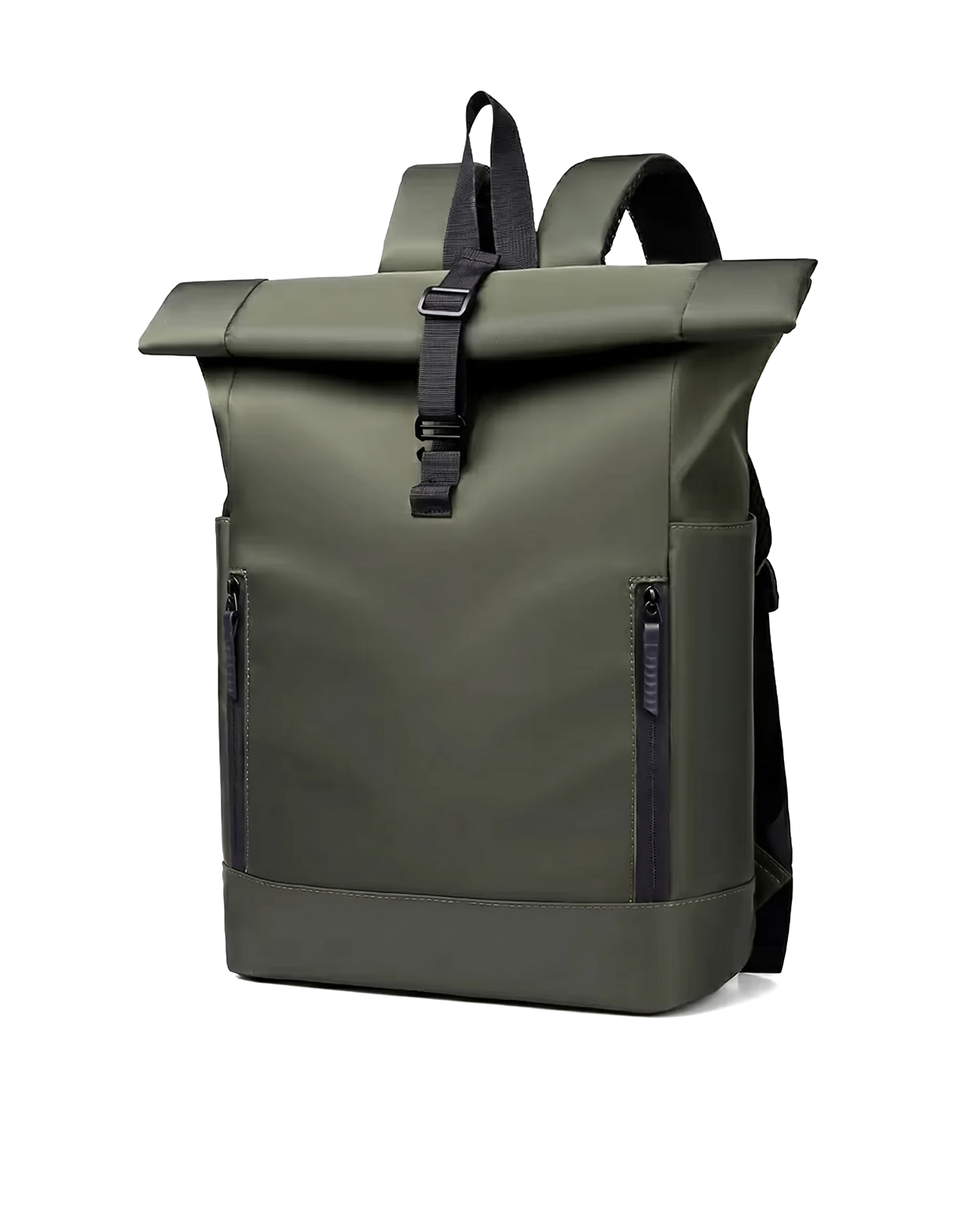 "Daily" Rolltop Rucksack in Khaki
